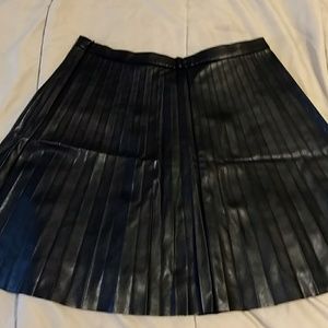 J crew pleather mini skirt